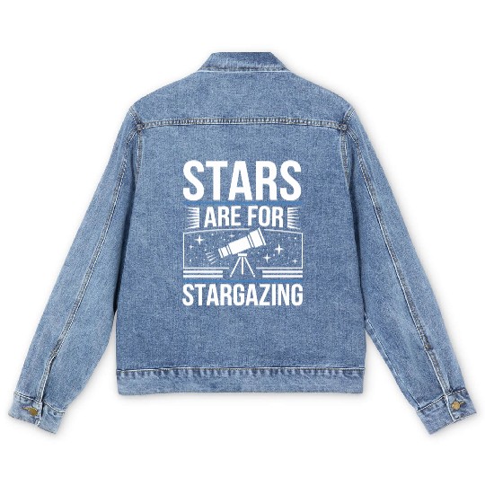 Astrology Skeptic Critical Thinking Men's Denim Jackets