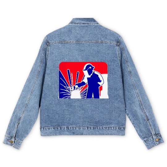 Major League Welder Sticker – Perfect for Proud We Men's Denim Jackets