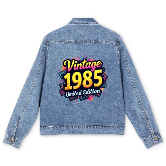 vintage 1985 limited edition Men's Denim Jackets