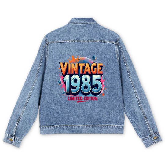 vintage 1985 limited edition Men's Denim Jackets