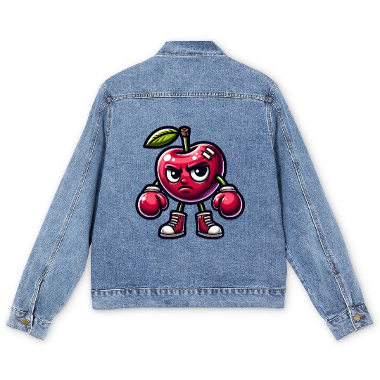 ough Cherry Boxer – Rumble Fruit Character Men's Denim Jackets