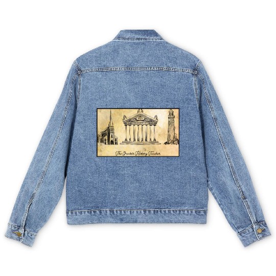 The greatest history teacher Men's Denim Jackets