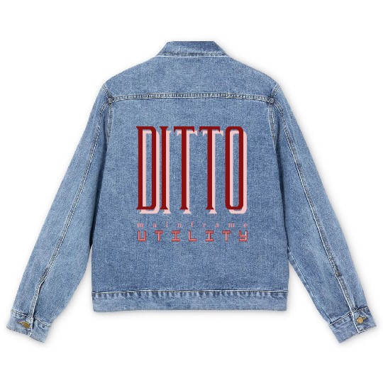 Mainframe Utility (DITTO) Data Interfile Transfer, Men's Denim Jackets