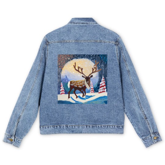 Christmas raider Men's Denim Jackets