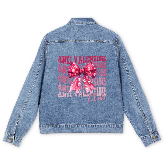 Anti Valentine Club Men's Denim Jackets