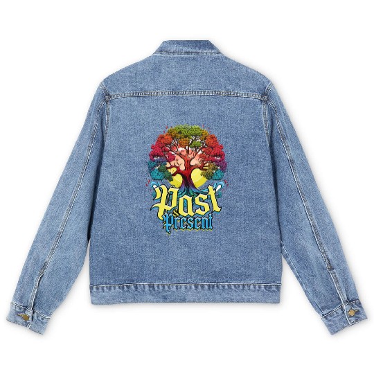 Genealogy Genealogist Past & Present Men's Denim Jackets