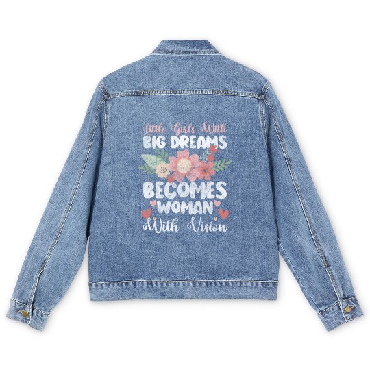 Women's Day Power Feminism Frida Kahlo Men's Denim Jackets