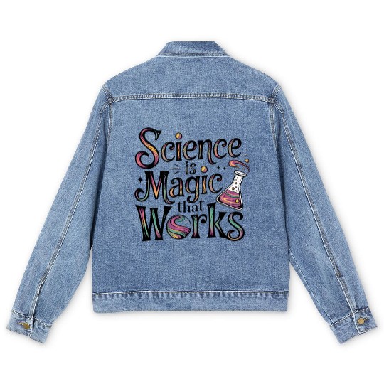 Science Powerhouse Men's Denim Jackets