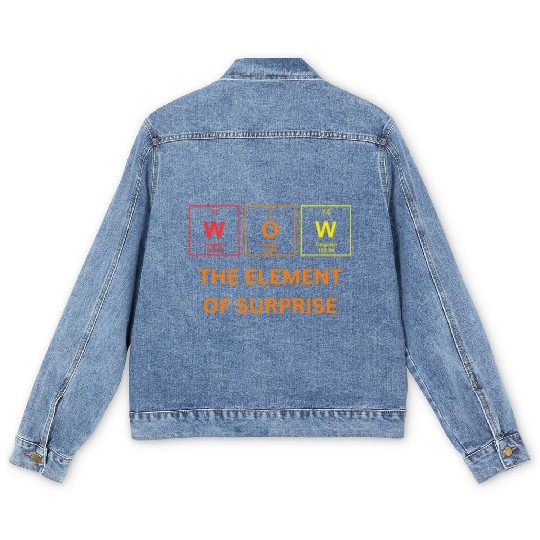 THE ELEMENT OF SURPRISE Men's Denim Jackets