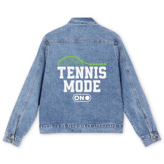 Tennis Mode On Enthusiast Vibes Men's Denim Jackets