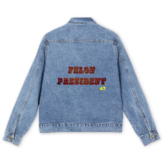 FELON PRESIDENT Men's Denim Jackets