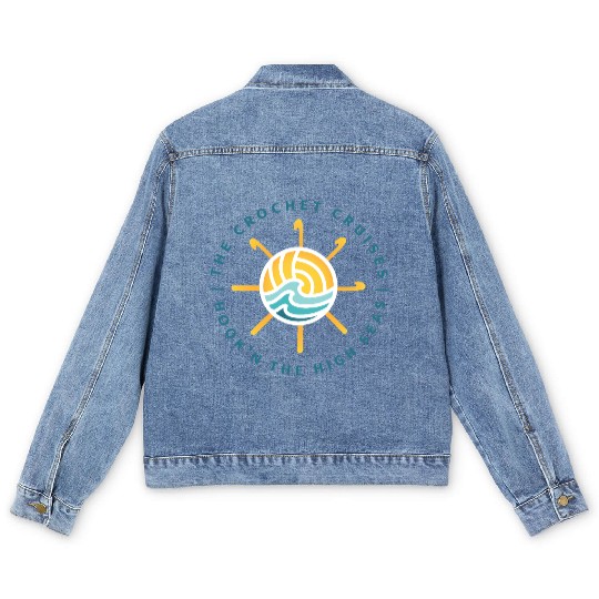 Crochet Cruises with The Crochet Crowd Men's Denim Jackets