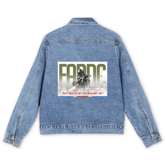 Support to the Armed Forces of DR Congo Men's Denim Jackets