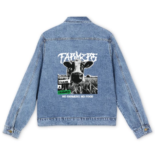 Thank a farmer DESIGN Men's Denim Jackets