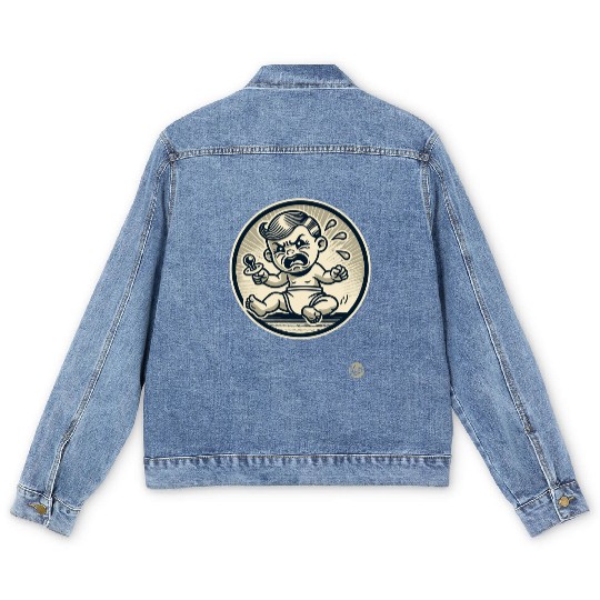 Spoiled Crybaby – Vintage Cartoon Men's Denim Jackets