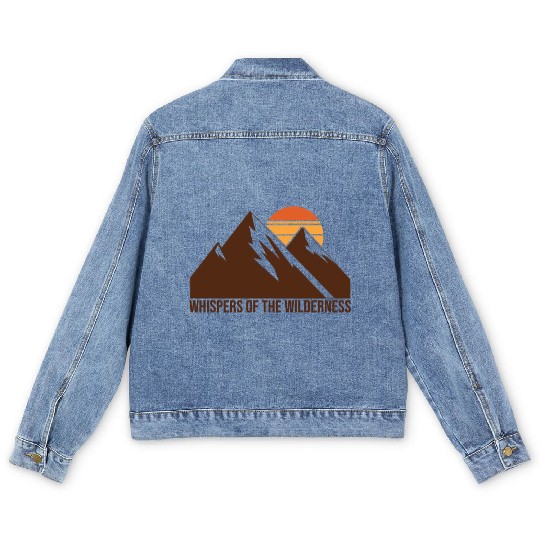 Whispers of the Wilderness Men's Denim Jackets