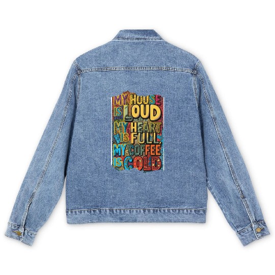 Parenting on hard mode Neurodivergent edition Men's Denim Jackets