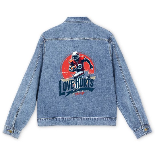 Love Hurts Men's Denim Jackets