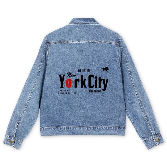 New York City - Manhattan Men's Denim Jackets