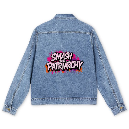 Smash The Patriarchy - International Womens Day Men's Denim Jackets