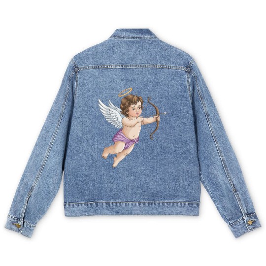 Cupid Angel Men's Denim Jackets