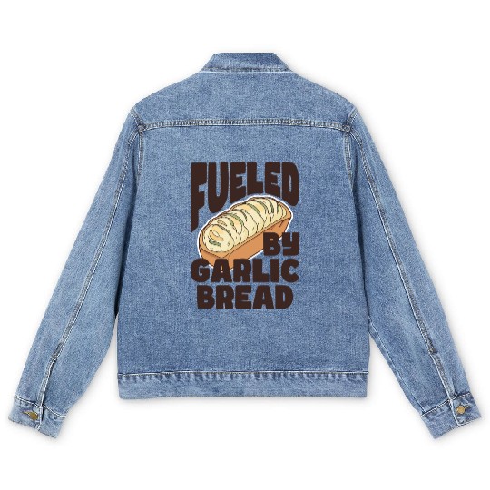 Fueled by Garlic Bread – Endless Power Men's Denim Jackets