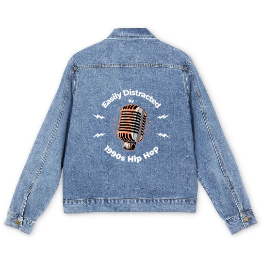 Easily distracted by 1990s Hip Hop Men's Denim Jackets