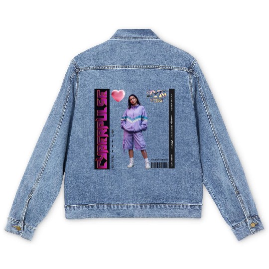 Y2K Vibes Cyberpulse Retro Men's Denim Jackets