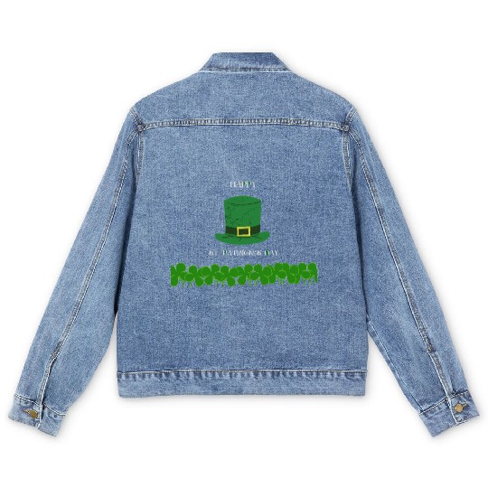 Vintage Irish Beer St. Patrick's Day Men's Denim Jackets
