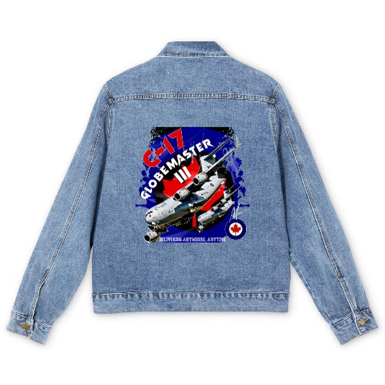 Royal Canadian Air Force C-17 Globemaster Men's Denim Jackets