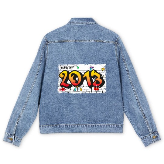 Rebel Roots 2013 Graffiti – 12 Years of Urban Edge Men's Denim Jackets