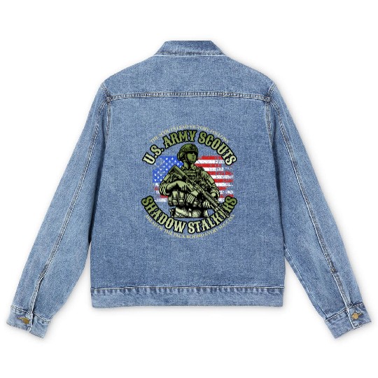 U.S. Army Scouts Men's Denim Jackets