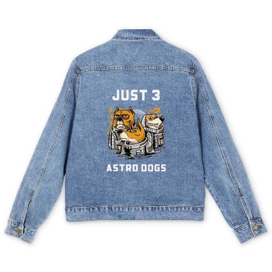 Just 3 Astro Dogs Best Selling Men's Denim Jackets
