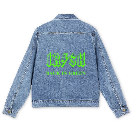 Irish Classic Rock - Back in Green Men's Denim Jackets