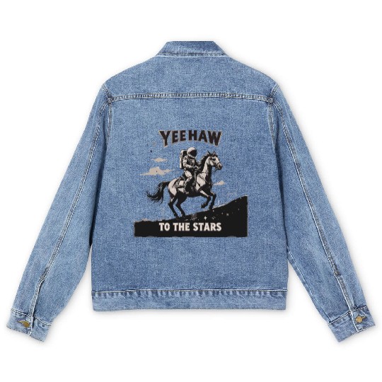 Space Cowboy Yeehaw Men's Denim Jackets