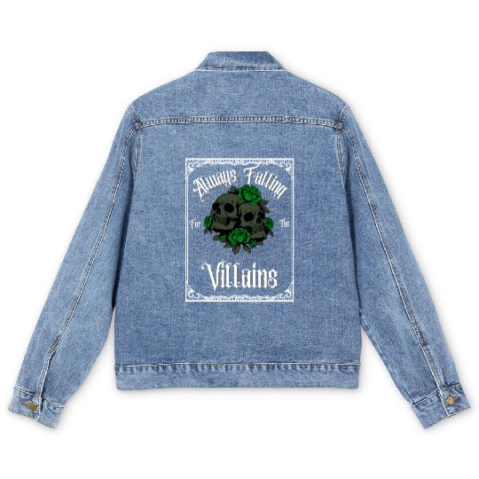 "Embrace the Dark Side – Iconic Villains Graphic T Men's Denim Jackets