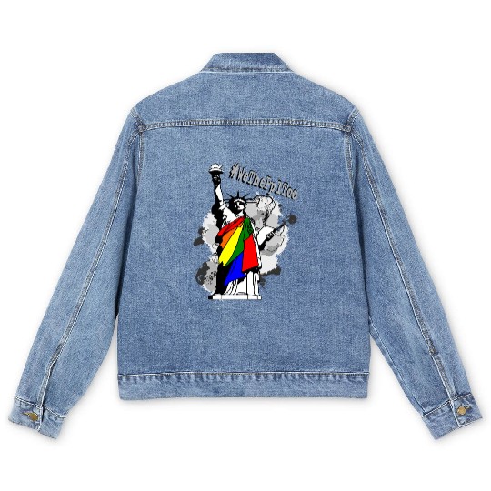 #WeThePeopleToo - LGBTQ+ Representation Men's Denim Jackets