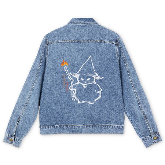 Magic is my cattitude Men's Denim Jackets