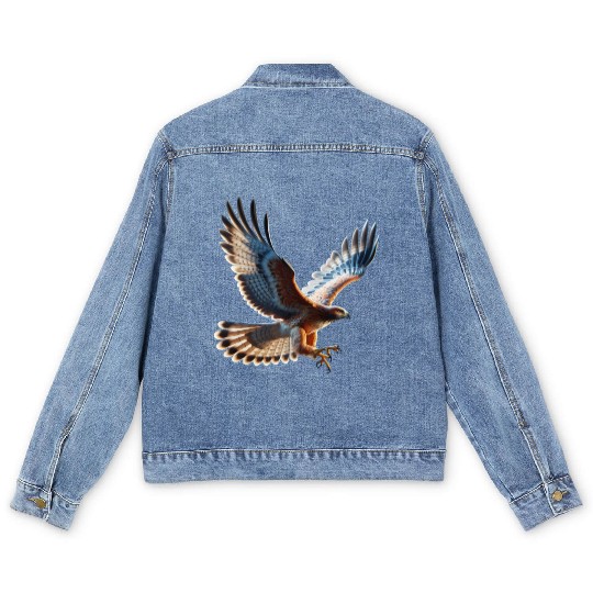 Majestic Hawk Flight Men's Denim Jackets