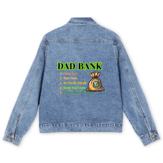 Bank Of Dad Men's Denim Jackets
