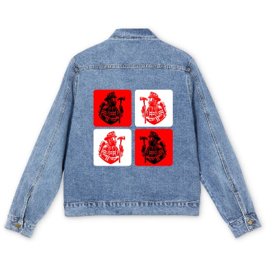 Fire Brigade - Courage In Action Men's Denim Jackets