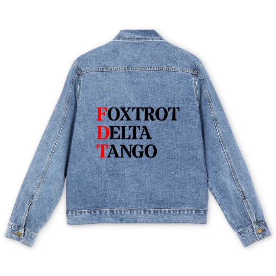 Foxtrot Delta Tango Men's Denim Jackets