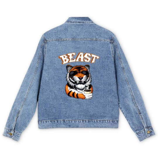 Beast Tiger. Men's Denim Jackets