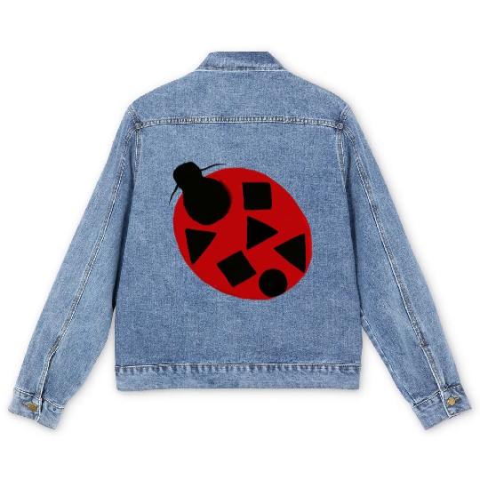 Ladybug insect Excepcionalis Men's Denim Jackets