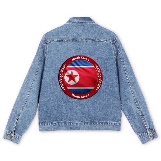 North Korea Men's Denim Jackets