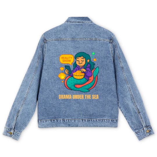 Drama Under the Sea Men's Denim Jackets