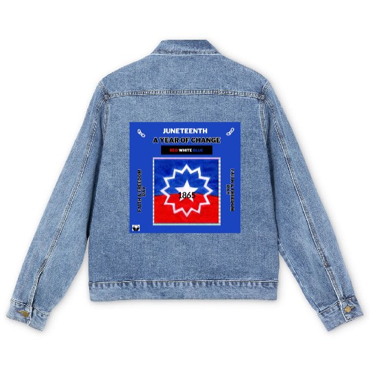 Juneteenth: An Official USA Holiday Men's Denim Jackets
