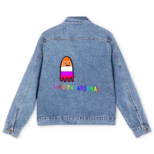 Lesbian Ghost Men's Denim Jackets
