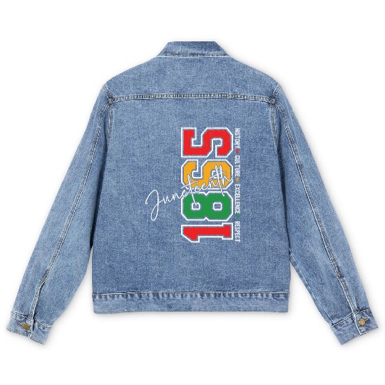 1865 Juneteenth Men's Denim Jackets