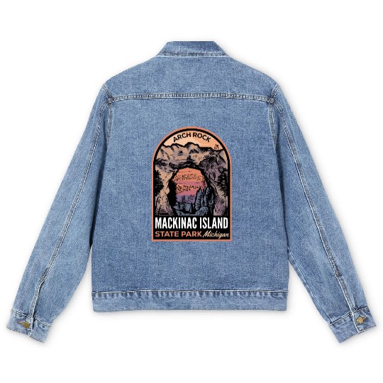 Mackinac Island Men's Denim Jackets
